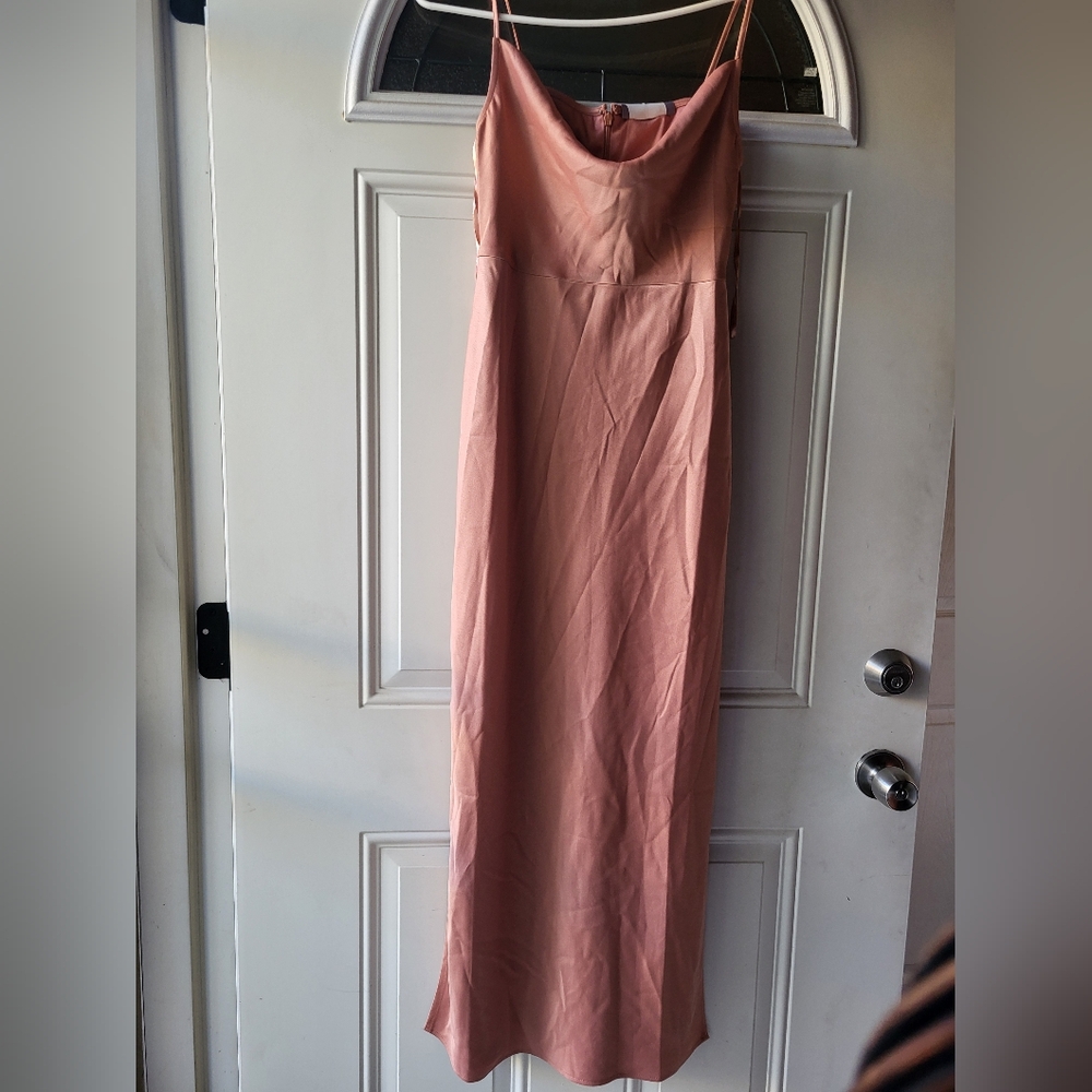 BHLDN Blush Pink Maxi Dress